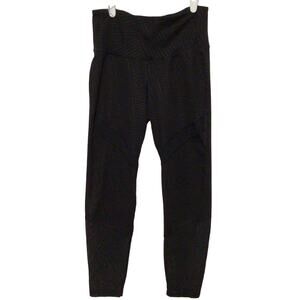 Old Navy Active Black Go-Dry Mesh Cutout Leggings – Size Medium Athleisure